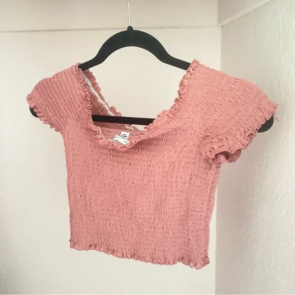 Pink Ruffle Top - Picture 2 of 3
